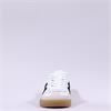 Gola Viper Leather Gumsole Retro Trainer - White Black